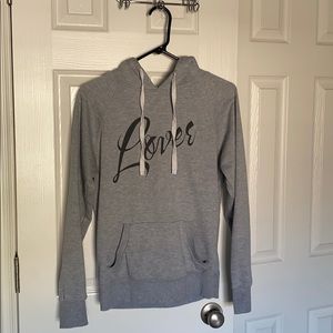 Grey “Lover” Hoodie